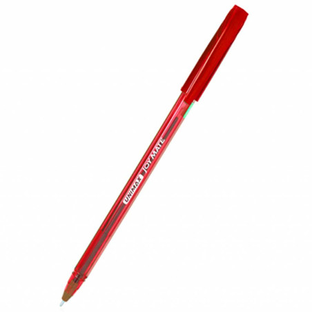 Stylo à Bille Joy Mate 1mm, Rouge - Unimax