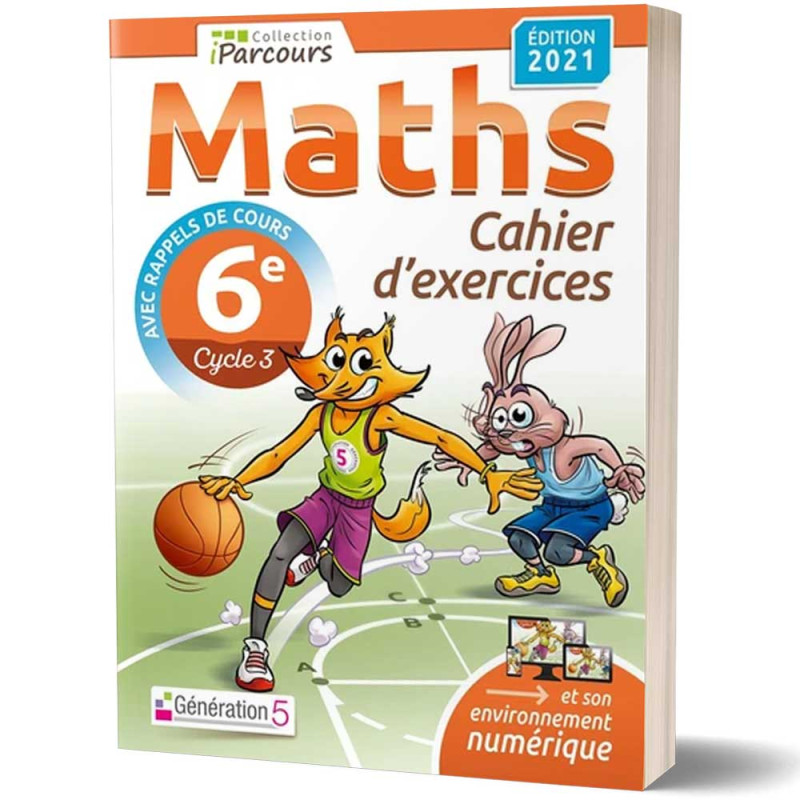 Maths 6e iParcours - Cahier d'exercices