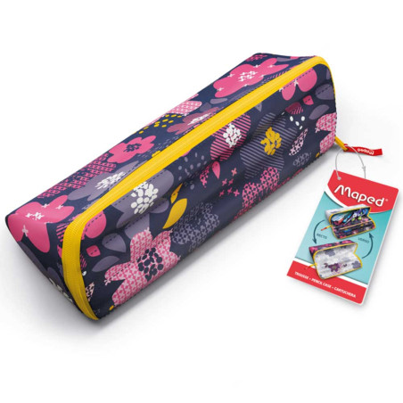Trousse Open XXL Double Face Motif Rose, Maped - Réf.931908