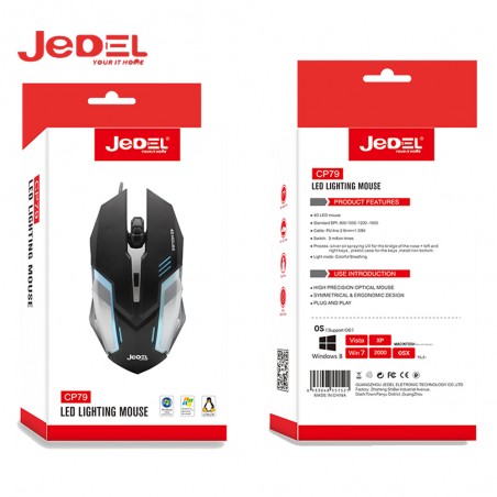Souris optique LED Jedel - Réf.CP79