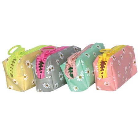 Trousse Pastel Avec Motif Fleuri, Cool School - Réf.1001-2