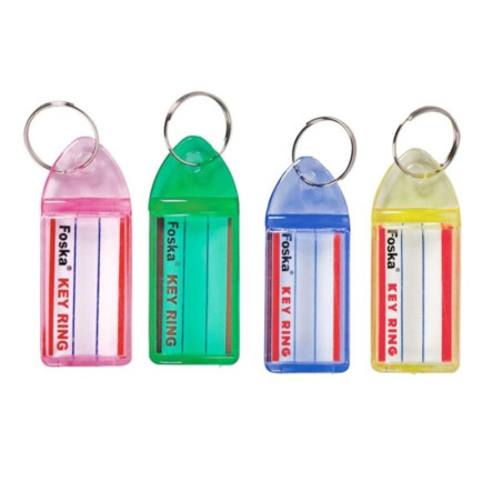 Porte Clés 4 couleurs Foska - Réf. JZ6004D