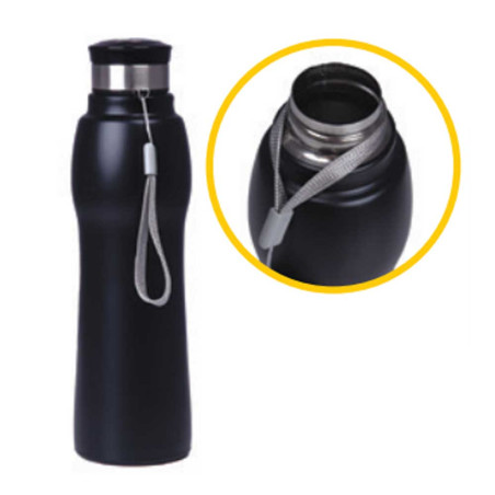 Bouteille à Eau En Acier Inoxydable 700ml, Happy - Réf.FM08-08