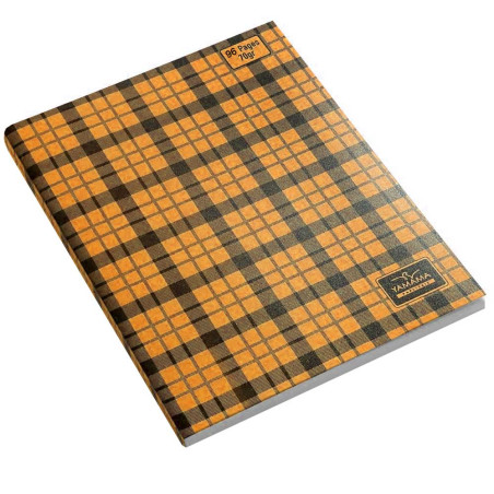 Cahier à Carreaux 17x22 Orange, 96 pages - Yamama