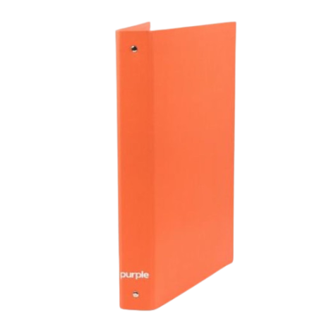 Classeur Rigide 4 Anneaux Dos 40 mm Colorfun Orange
