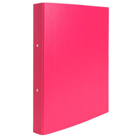 Classeur Rigide 4 Anneaux Dos 40 mm Colorfun Rose