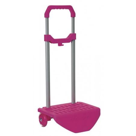 Chariot Sac à Dos Scolaire, Rose Fuchsia - Movom