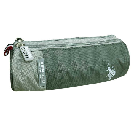 Trousse 2 Compartiments, Green - Us Polo
