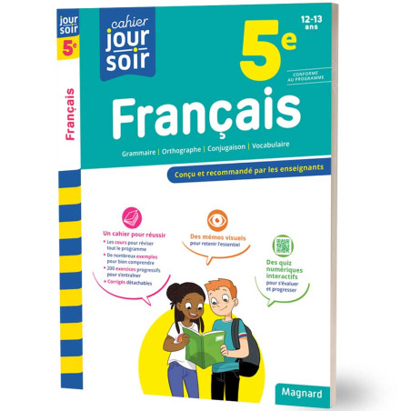 Français 5e - Cahier Jour Soir - Magnard