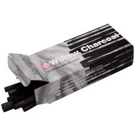 20 Sticks Fusains 7-12 mm - Talens