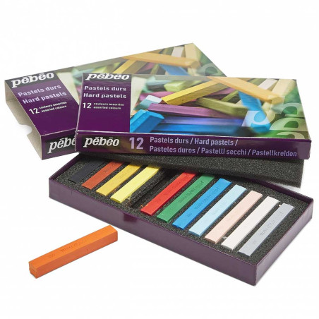 Boite Bâtons De Pastels Durs Pour Dessin - Pébéo
