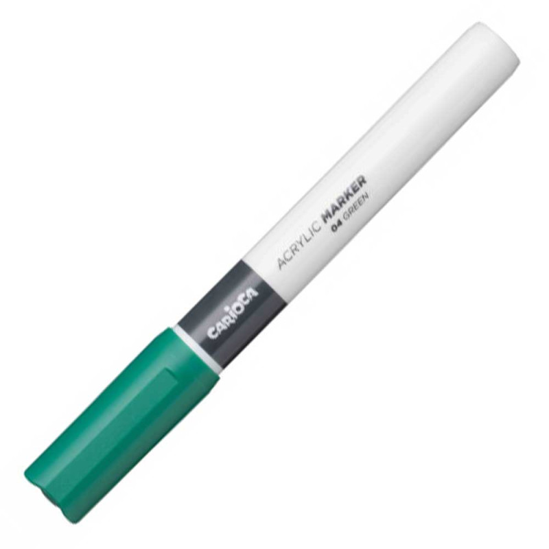 Marqueur Acrylique 2mm, Vert - Carioca Plus
