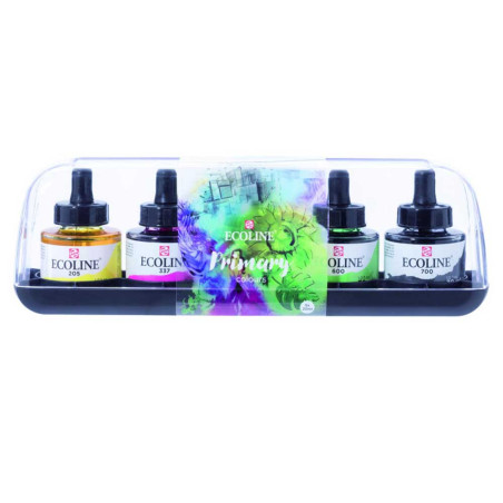 Set de 5 Primaires Aquarelle Liquide 5x30ml - Talens Ecoline
