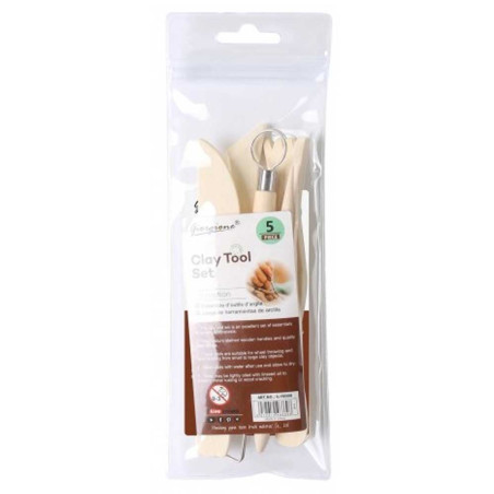 Set de 5 Spatules de Modelage d'argile - Jovi