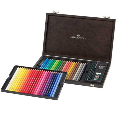 Coffret En Bois De 48 Crayons Aquarellable Albrecht Dürer, Faber-Castell - Réf.117506