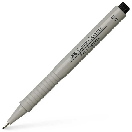 Feutre Technique Fine Ecco Pigment Noir 0.7mm, Faber-Castell - Réf.166799