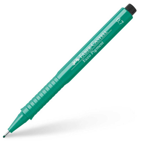 Feutre Technique Fine Ecco Pigment Vert 0.7mm, Faber-Castell - Réf.166763