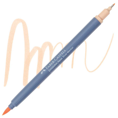 Feutre Aquarelle Goldfaber Double Pointe 116 Abricot - Faber-Castell