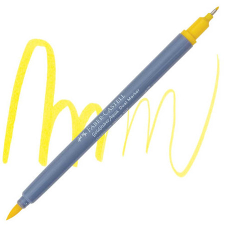 Feutre Aquarelle Goldfaber Double Pointe 107 Jaune cadmium, Faber-Castell - Réf.164707