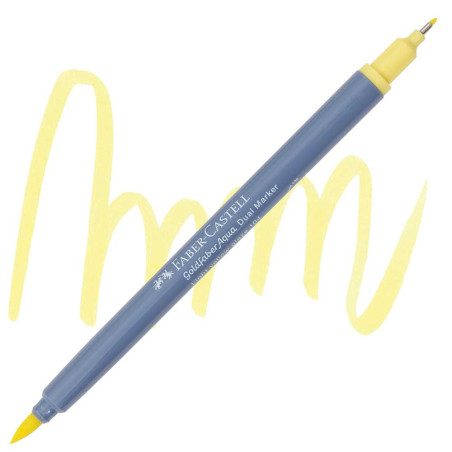 Feutre Aquarelle Goldfaber Double Pointe 104 Jaune Clair, Faber-Castell - Réf.164703