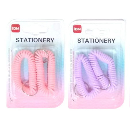 Set de 2 Porte clé, Pastel