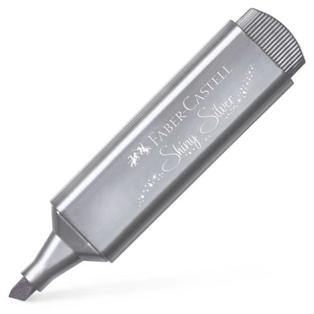Surligneur Métal, Shiny Silver - Faber-Castell