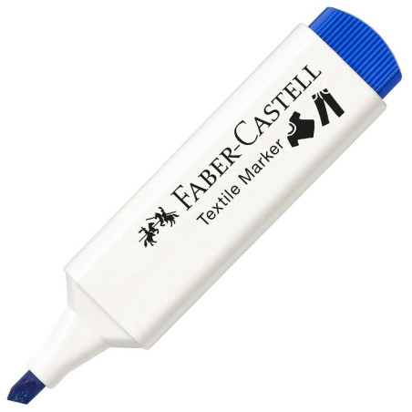 Marqueur Textile Bleu, Faber Castell - Réf.159523