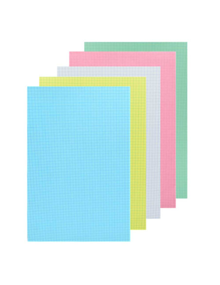 Fiche Bristol, A5 Couleur 5x5