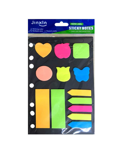 Sticks Notes Transparent Néon - Jinxin