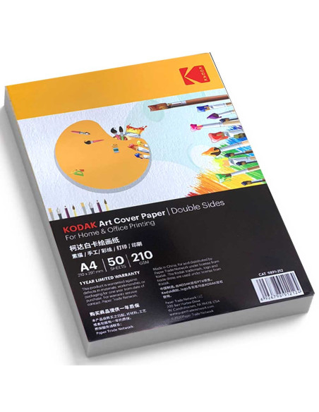 Papier Couverture Artistique 50F Double Face 200Gr - Kodak