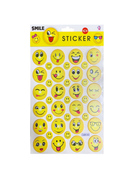 Stickers 3D Pour Enfants, Smile