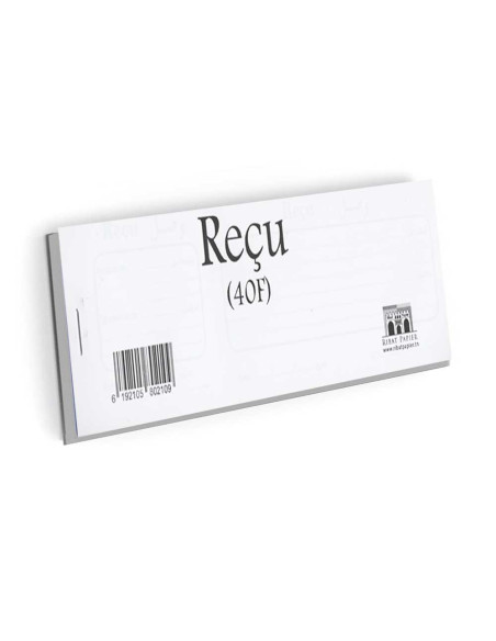 Reçu 40 Feuilles - Ribat