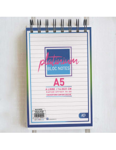 NoteBook Wireo Lignes, A5 - KO
