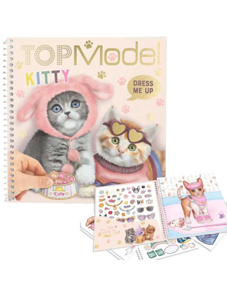 TopModel Dress Me Up Album Autocollants Kitty - Depesche