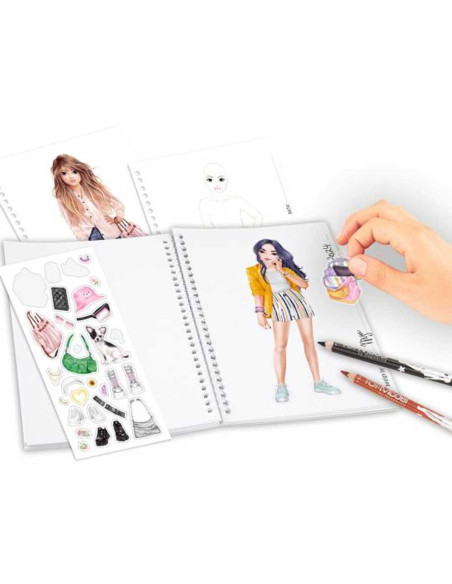 TopModel Pocket Colouring Book - Depesche
