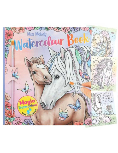 Livre D'aquarelle Miss Melody - Depesche