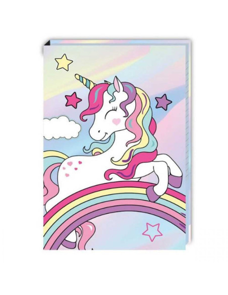 NoteBook Avec Accessoires, Unicorn - Must