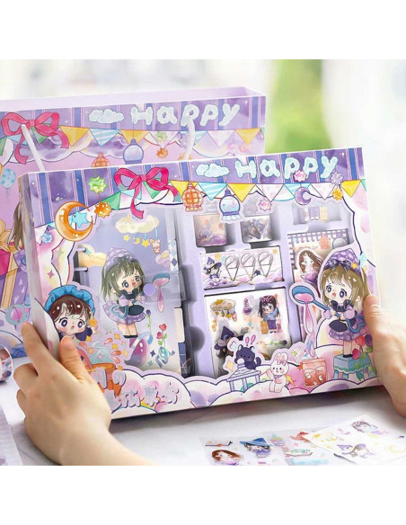 Coffret NoteBook Pour Fille, Shine's Magic Party