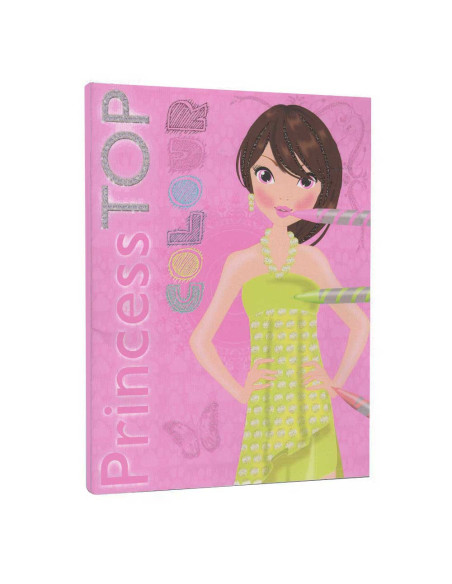 Livre De Coloriage, Princess Top Color