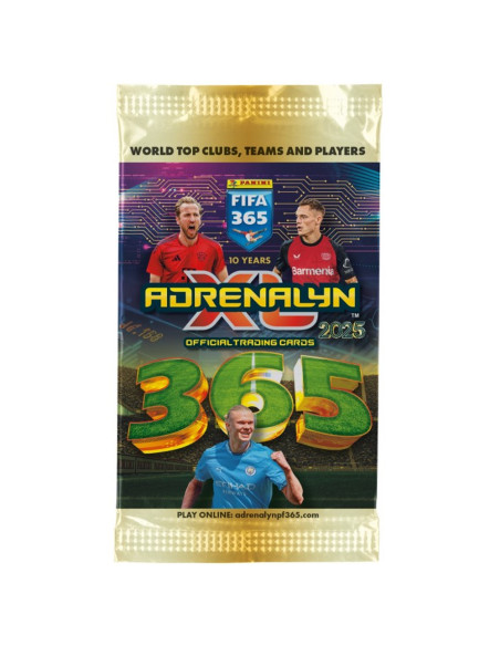 Pochette de 6 Cartes Fifa 365 Adrenalyn 2025 - Panini