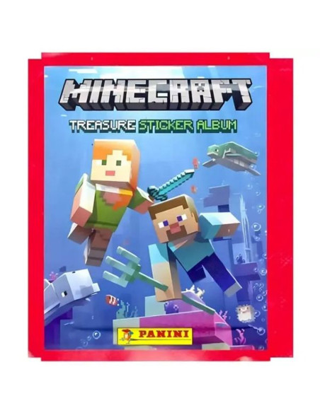 Pochette de 5 Autocollants Trésors Minecraft