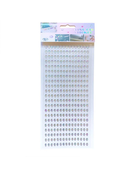 Cristaux Autocollants Ovale Pour Cheveux, Corps Ou Ongles