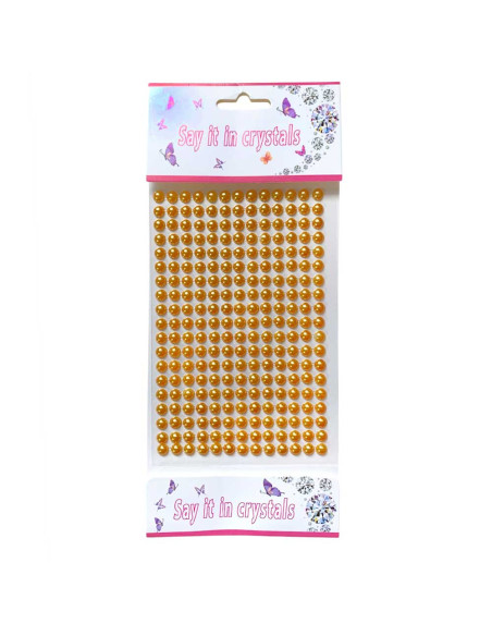Cristaux Autocollants Perle, Mat