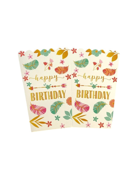 Set De 6 Boites Pop Corn