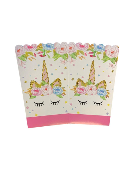 Set De 6 Boites Pop Corn