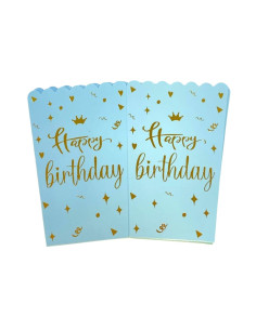 Set De 6 Boites Pop Corn