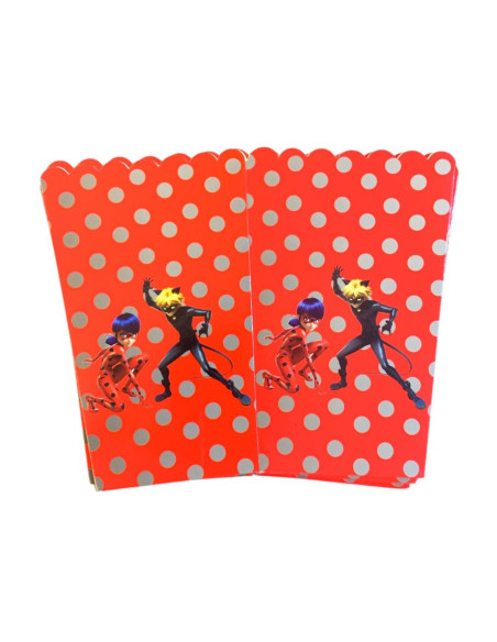 Set De 6 Boites Pop Corn