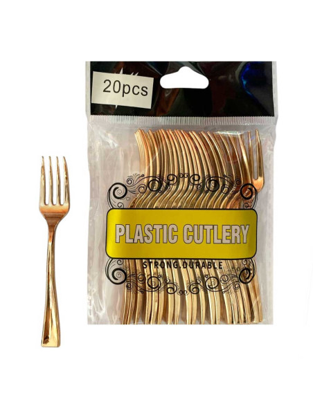 Set de 20 Fourchettes Plastique