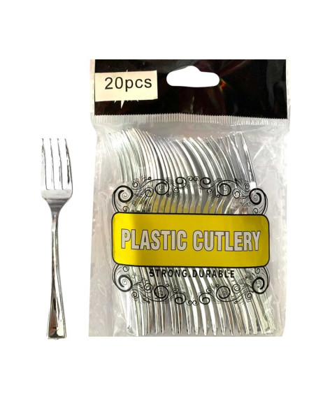 Set de 20 Fourchettes Plastique