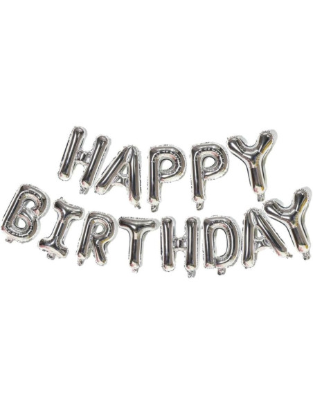 Lot De 13 Ballons " Happy Birthday "